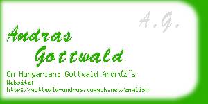 andras gottwald business card